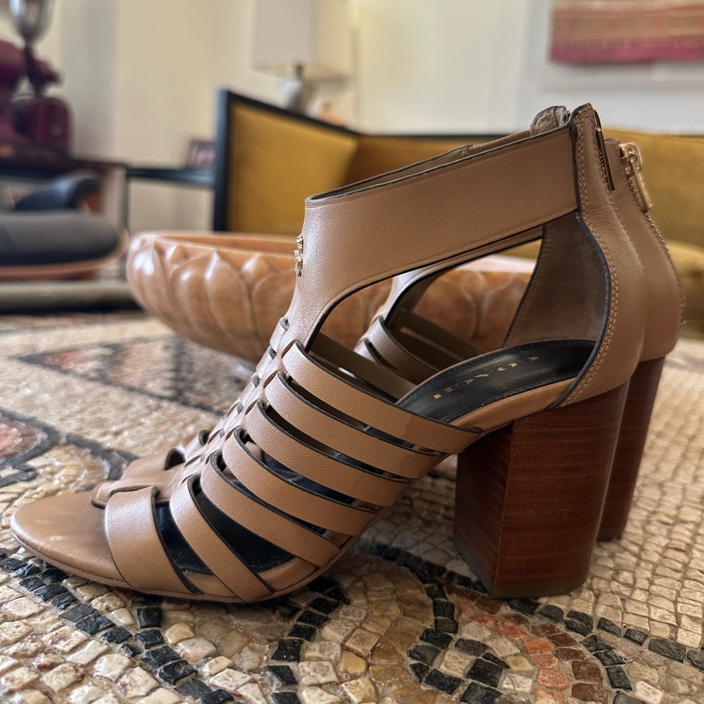 Coach Brown Leather Women's Heels